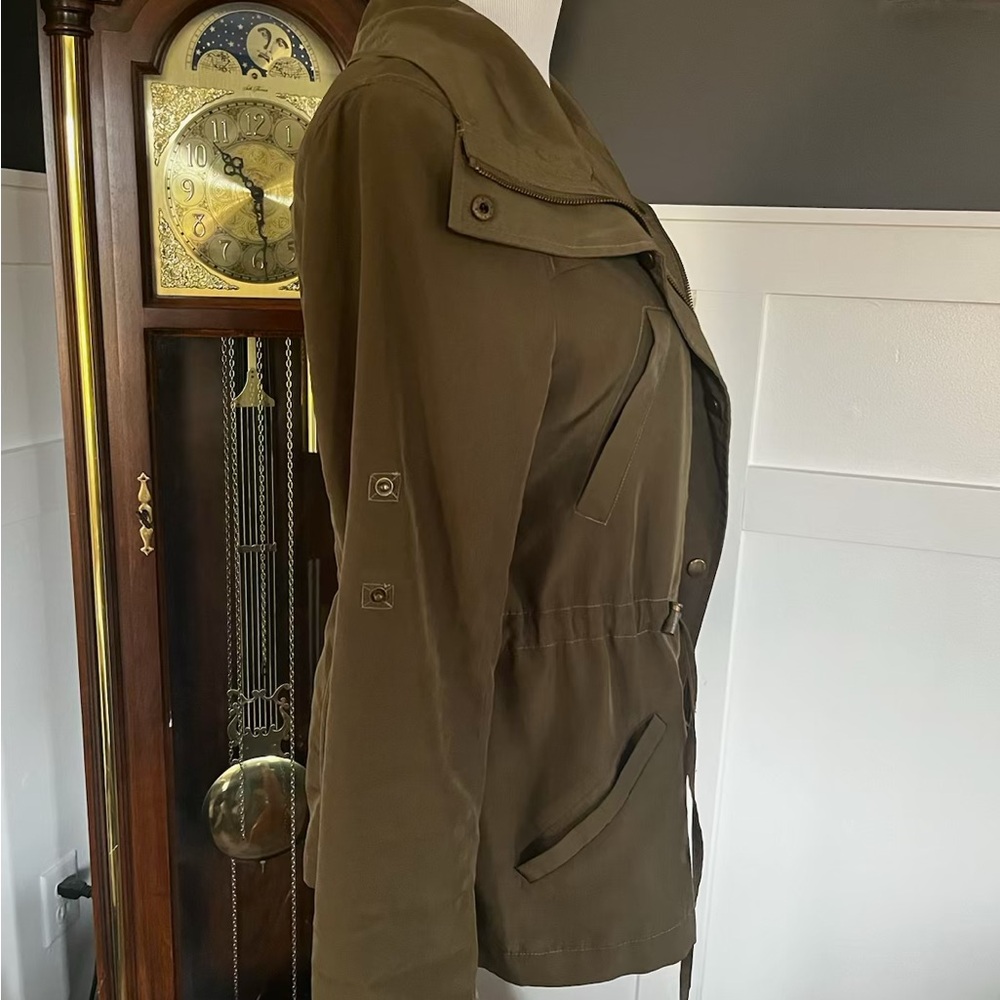 Olive Utility Jacket - image 2